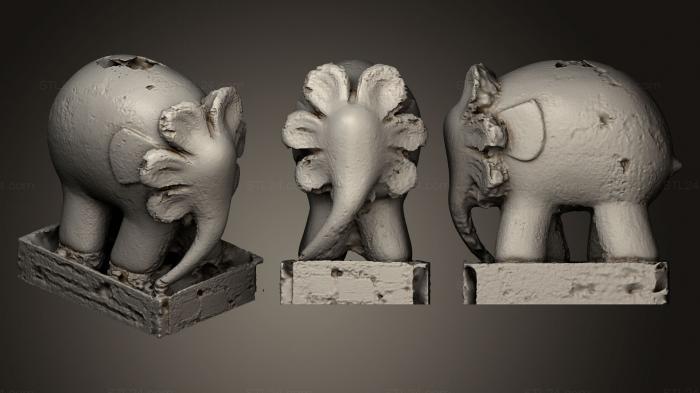 Animal figurines (Petal, STKJ_0602) 3D models for cnc